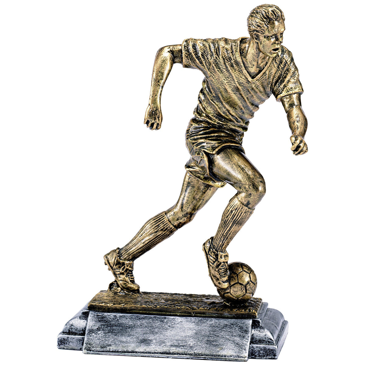 Soccer Player Sculpture Trophy – Male 8½"