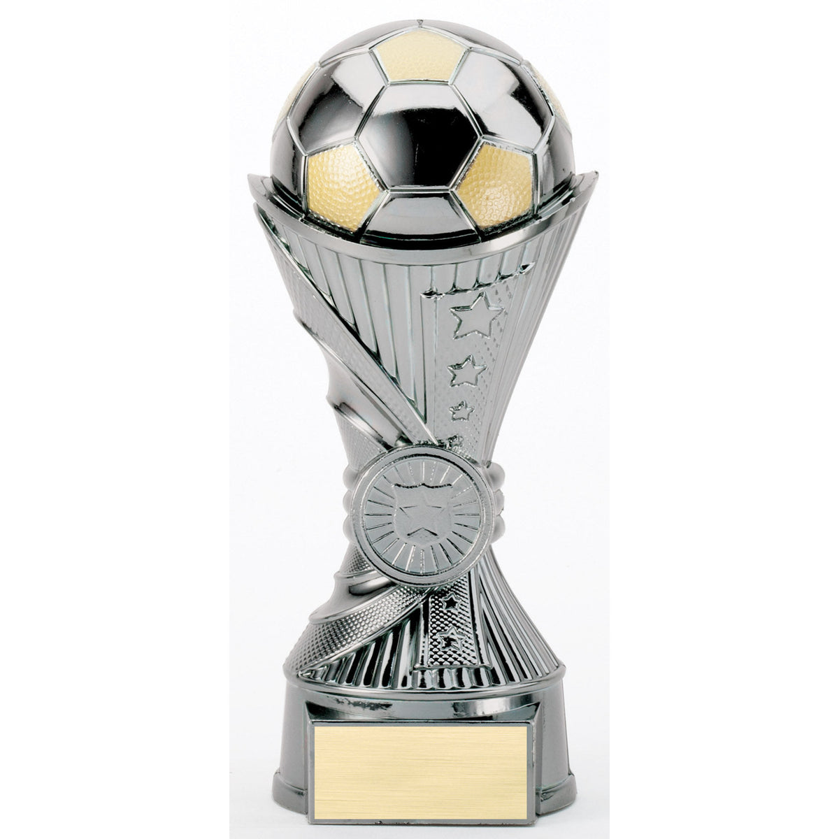 Gunmetal Soccer Sculpture Trophy – 7"