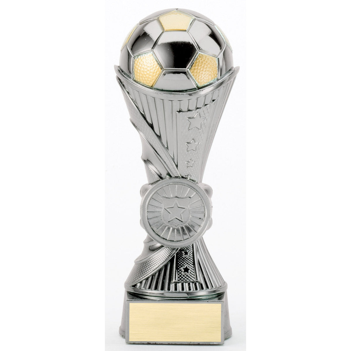 Gunmetal Soccer Sculpture Trophy – 6"