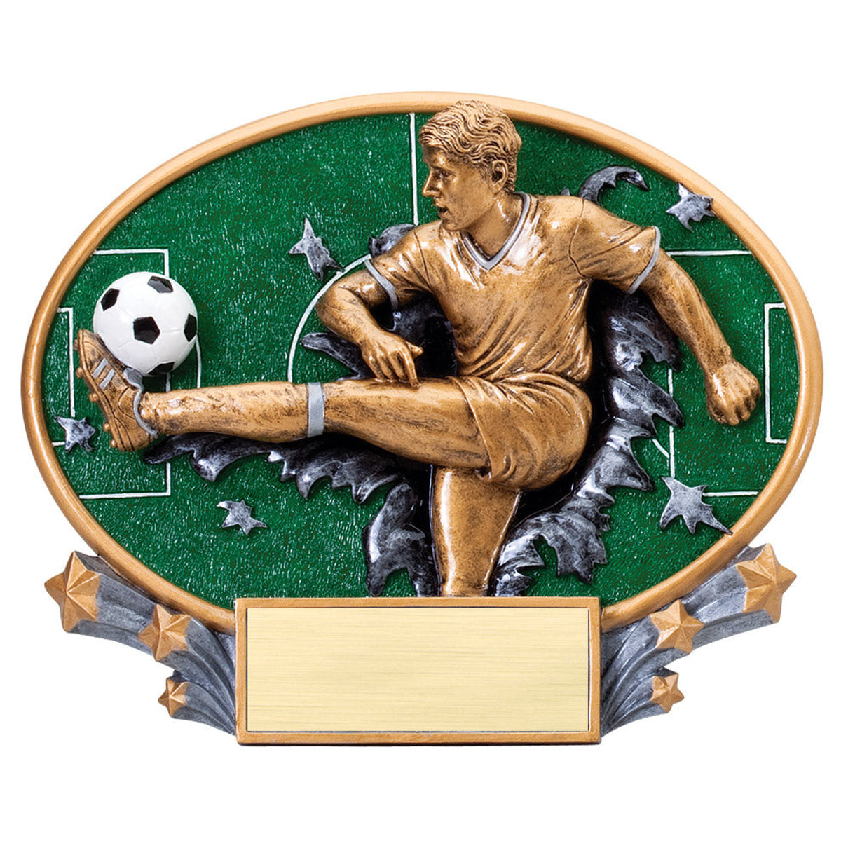 Xplosion Oval Soccer Award – Male