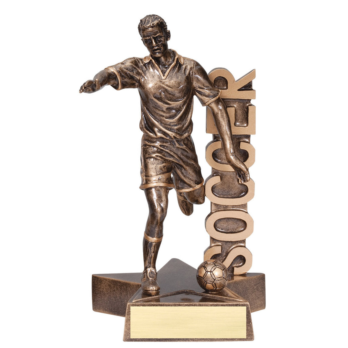 Billboard Soccer Trophy – Male 6½"